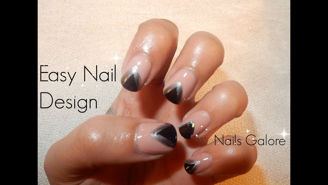 Easy Triangle Nail Design