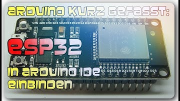 Arduino kurz gefasst - ESP32 und Arduino IDE
