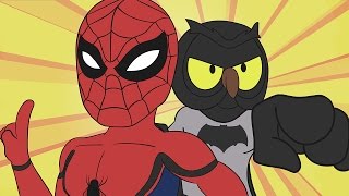 Vanoss CIVIL WAR Animated (Spiderman and Batman) - Delirious and Chilled (Gmod Guess Who Superhero)
