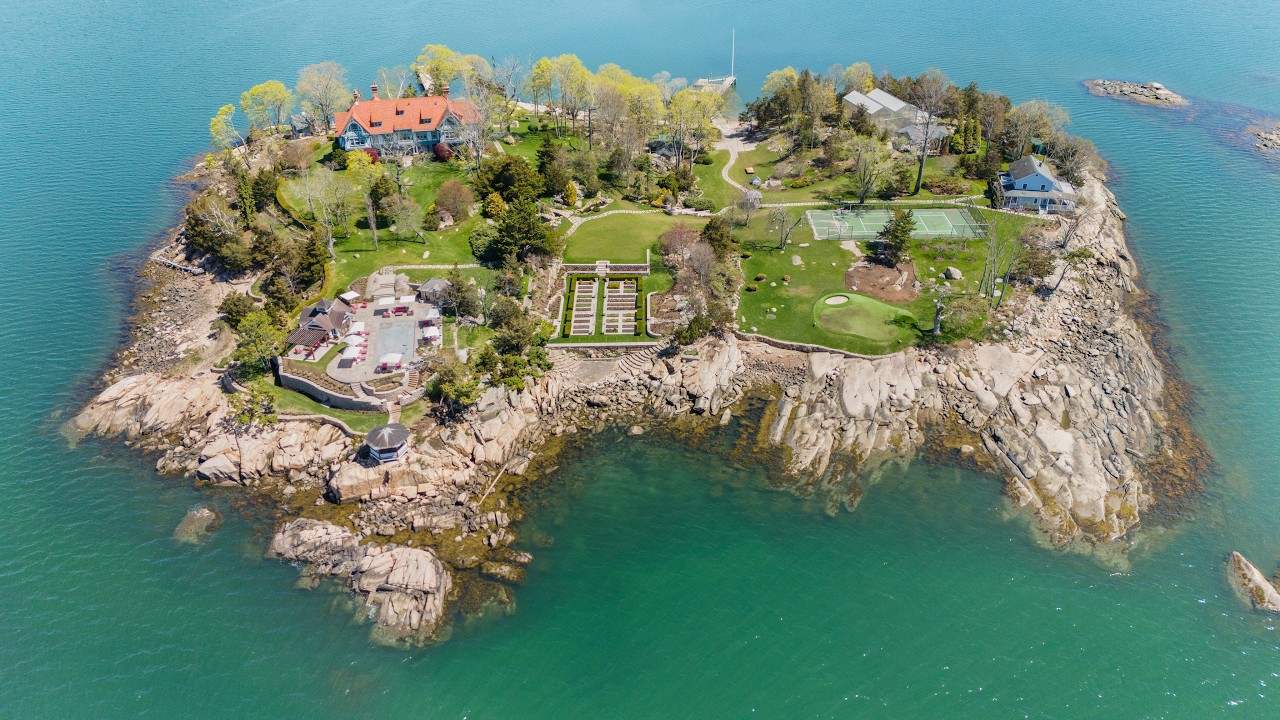 Inside Rogers Island | Rare Private Island Estate in Connecticut