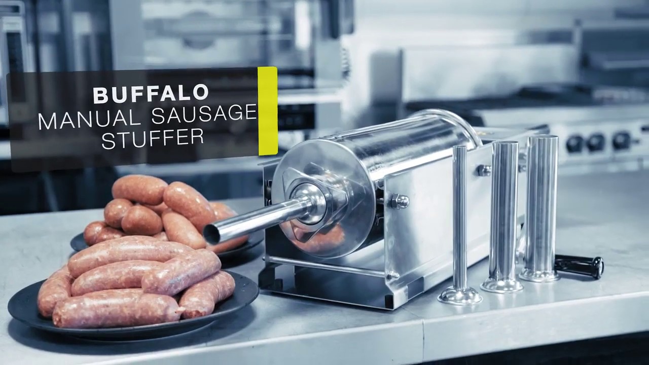 Make the Perfect Sausage with the Buffalo Manual Sausage Stuffer (G789