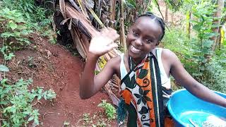 African Village Outdoor Bathing Daily Life Rawtypical Morning Routinehilarious Unfiltered Bath