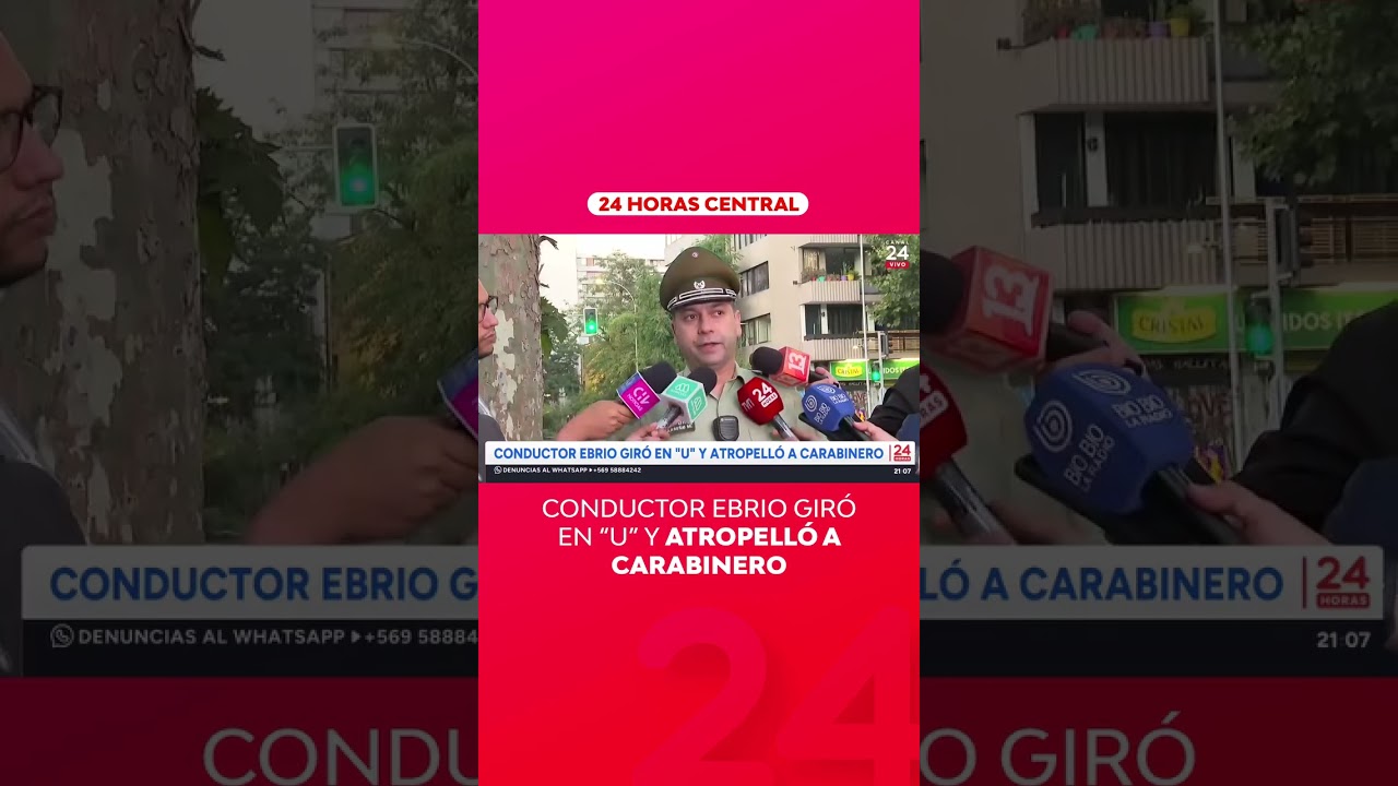 Conductor ebrio giró en 