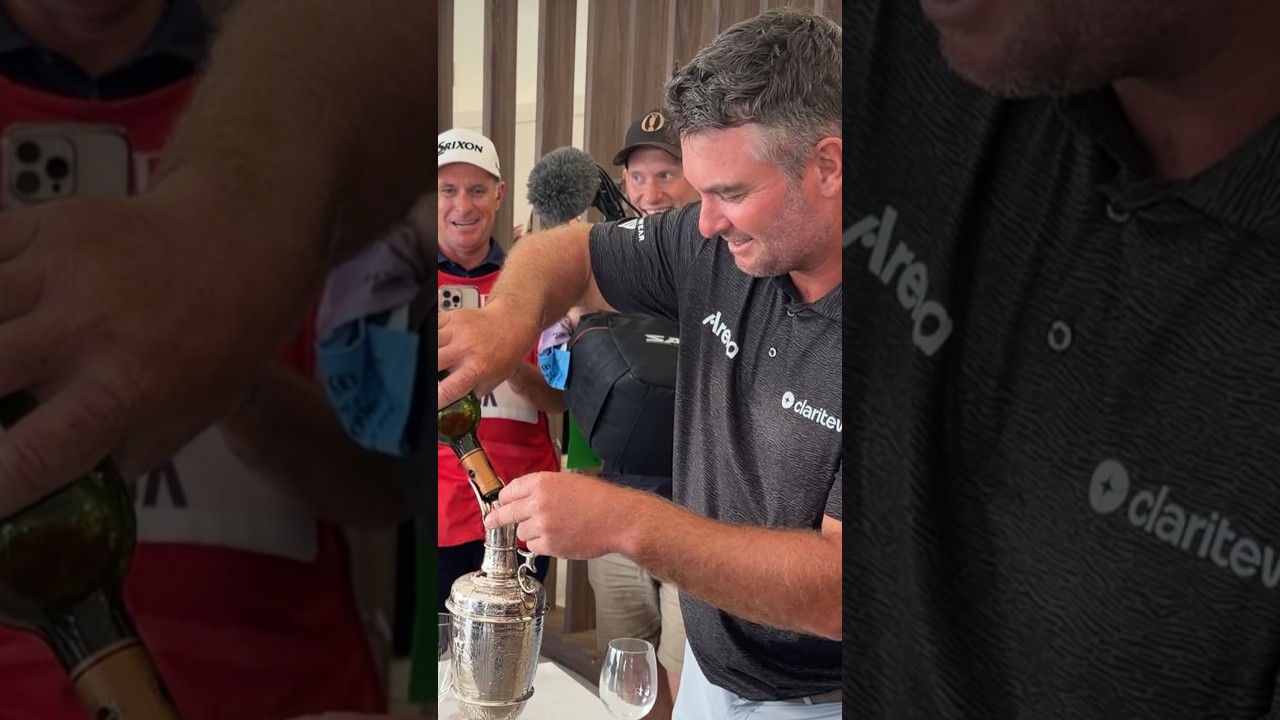 Red or White out of the Claret Jug? 🍷 #golf #ryanfox #smylieshow