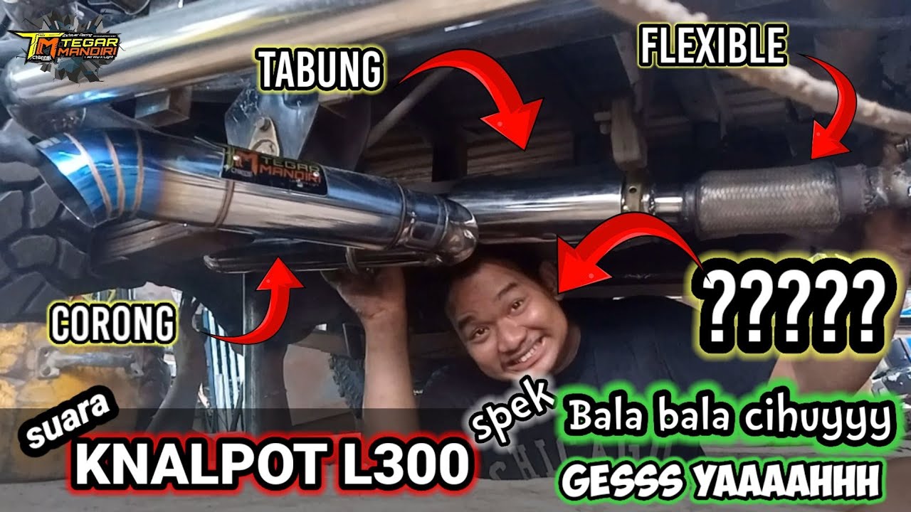 PERDANA L300 KNALPOT STENLEIS dan HASIL NYA WAWW SEKALI