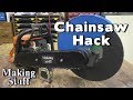 DIY Chop Saw - A Chainsaw Hack