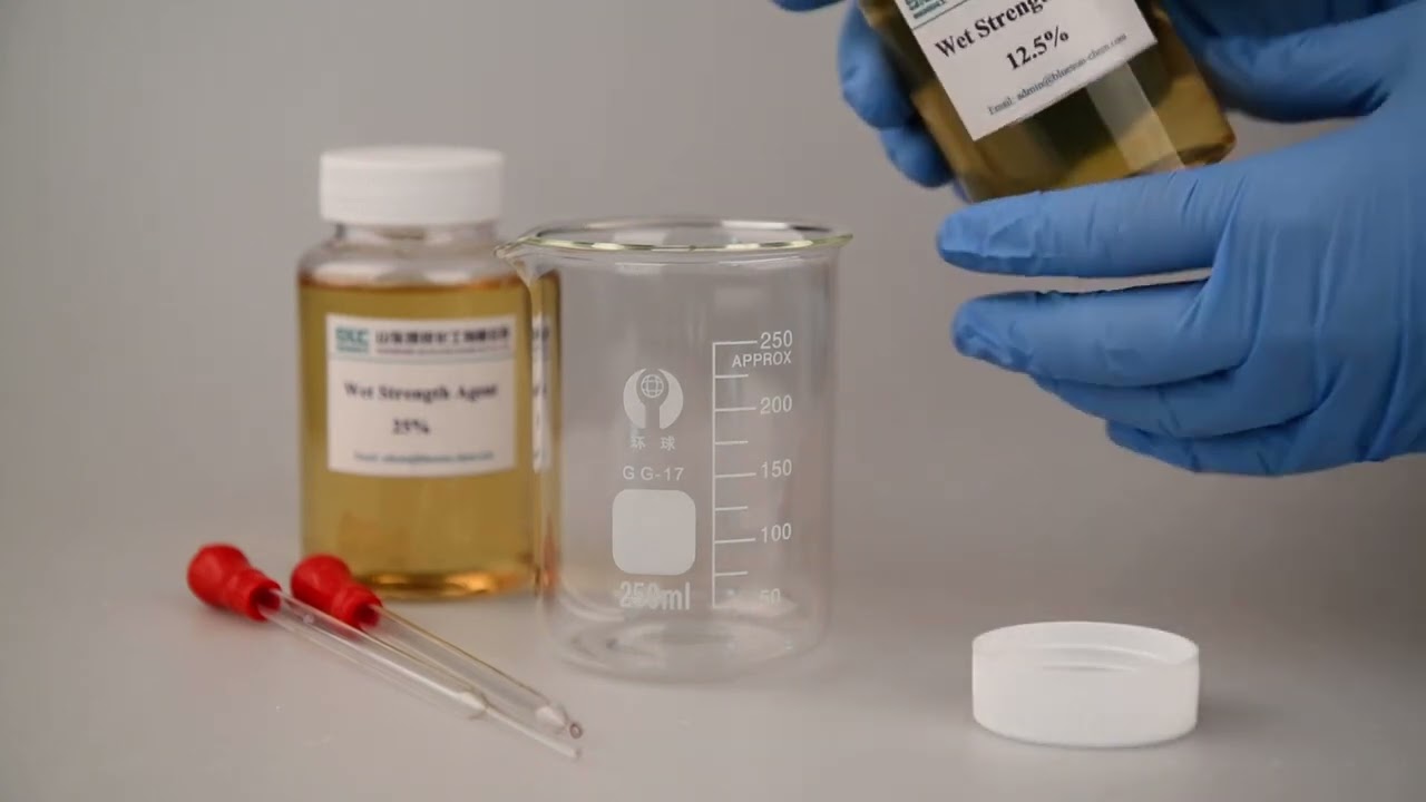 Wet strength agent 12.5%,15%, 18%, 25%