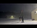 Weather Balloon Launch During Major Winter Snowstorm!