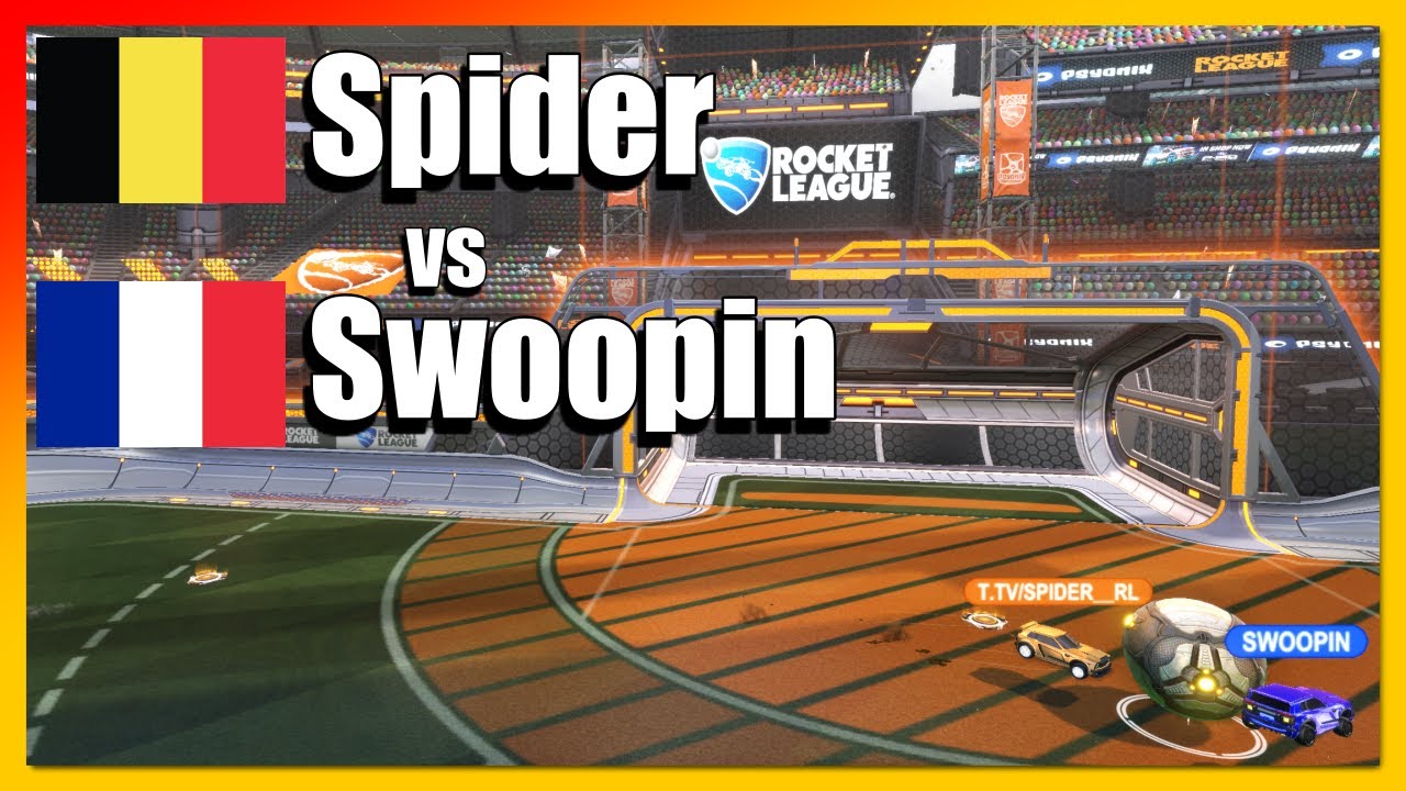 Spider vs Swoopin | Belgium vs France | Ranked Rocket League 1v1 Gameplay