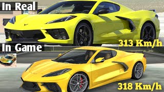 All Cars in REAL LIFE VS IN GAME Top Speed || Extreme Car Driving Simulator 2022 screenshot 4