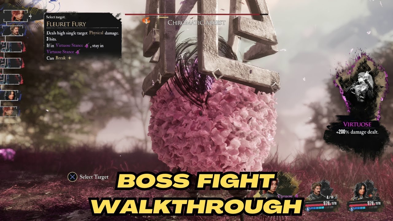 Clair Obscur: Chromatic Abbest Boss Fight Walkthrough (PS5 Pro)