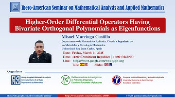 HIGHER-ORDER DIFFERENTIAL OPERATORS HAVING BIVARIATE ORTH. POL. AS EIGENFUNCTIONS, Misael Marriaga