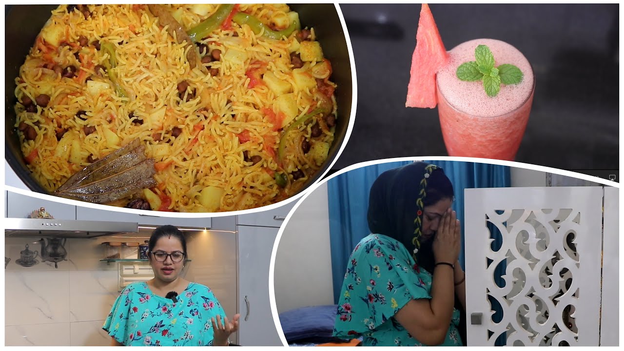 Enough...Stop This!!! Kala Chana Pulao | Watermelon Cooler | Indian Family Vlogs | onepotmeal recipe
