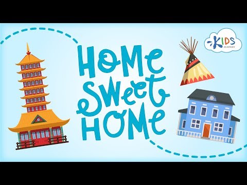 Community Homes | Social Studies for Preschool and Kindergarten | Kids Academy Instructional Video
