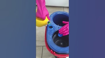 How To Fill It Up?!  Rinse Clean O Cedar Spin Mop - #shorts #diypowercouple #viral #cleaning