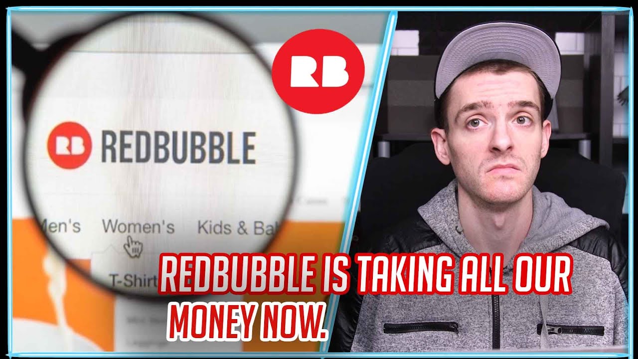 REDBUBBLE ARTISTS COMMISSION HAS BEEN CUT IN HALF YouTube