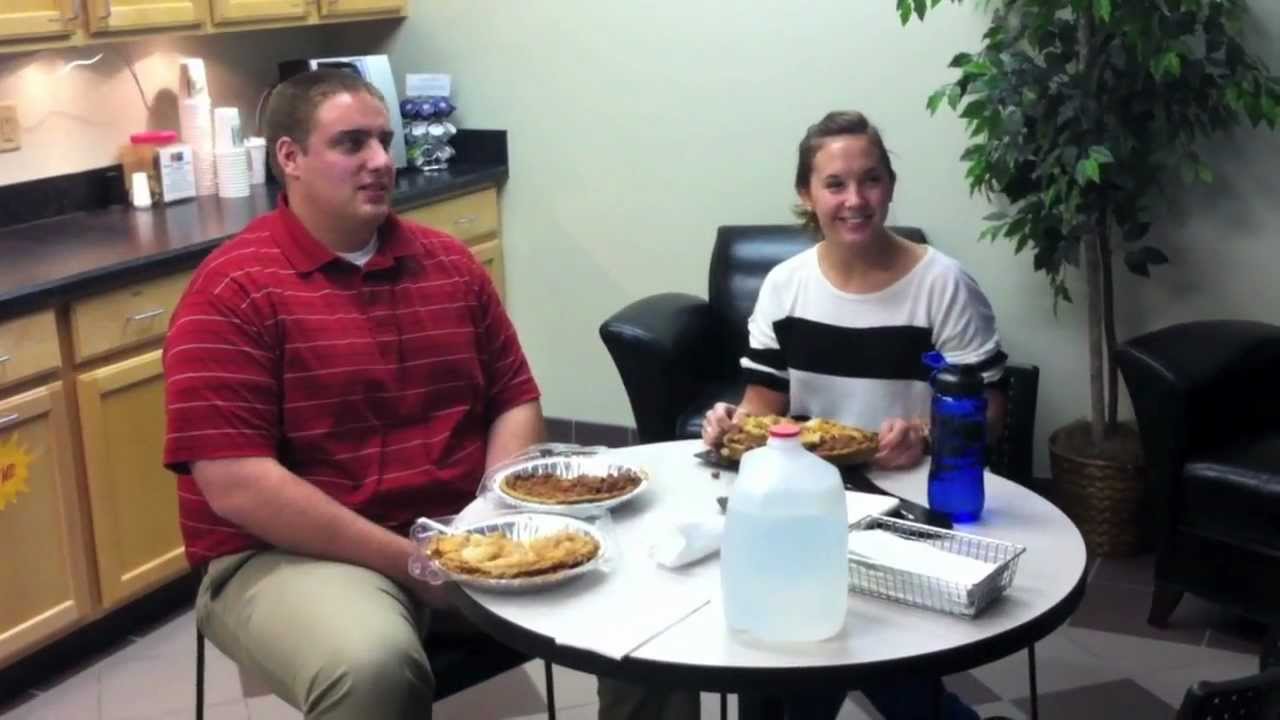 Apple Pie Eating Challenge YouTube