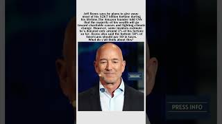 Bezos Says He’ll Give Away Most of His $267B Fortune, But Questions Remain #shorts #jeffbezos