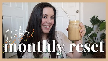 MONTHLY RESET | October reset pt. 2 | digital declutter | goal setting | getting my life together ✨
