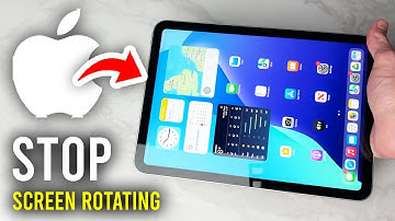 How To Stop iPad Screen From Rotating - Lock Orientation