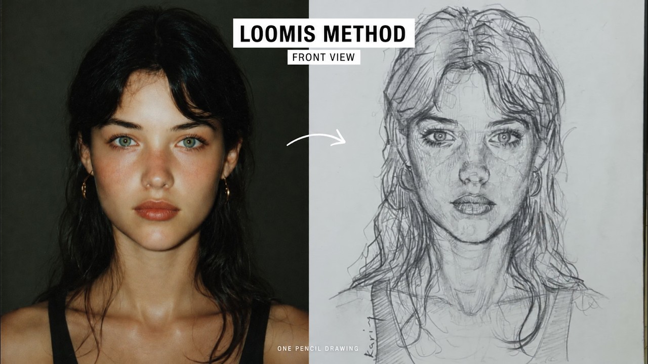 90% of Beginners Draw Faces the Wrong Way