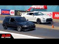 Nissan GTR 🆚 Civic TURBO 🆚 Lancer EVO 🆚 RS3 🆚 BMW 335i 🔥 DRAG RACES 🔥10 seg piques Barranquilla 2022