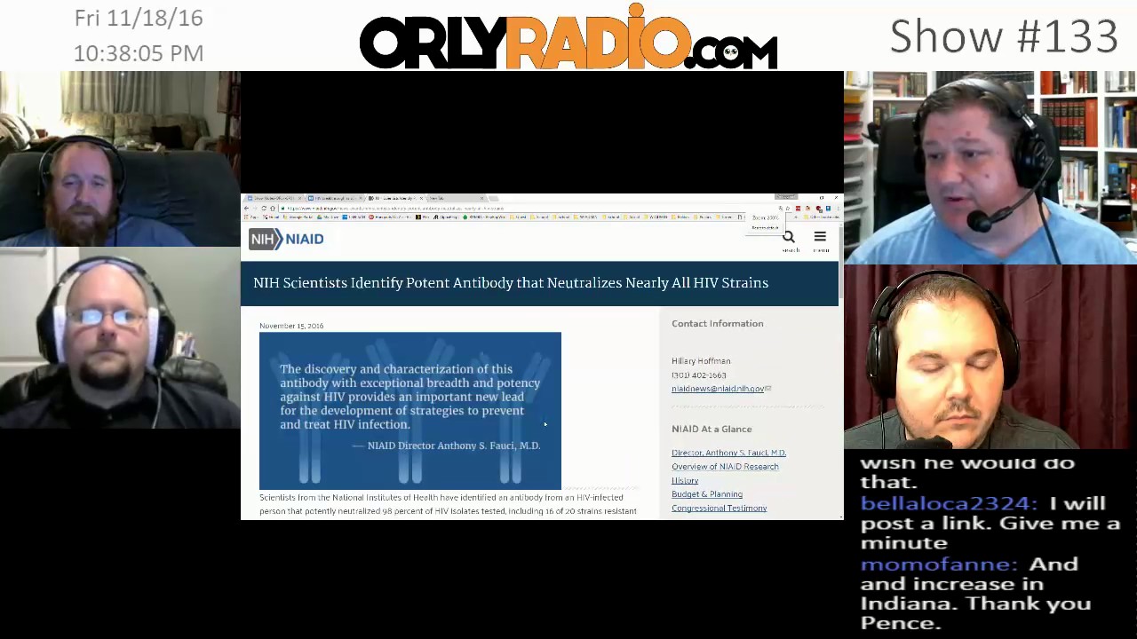 ORLY-EP0133B - Science-HIV Antibodies, Antarctic Sea Ice, Mercury Shrinking, Fracking Quakes