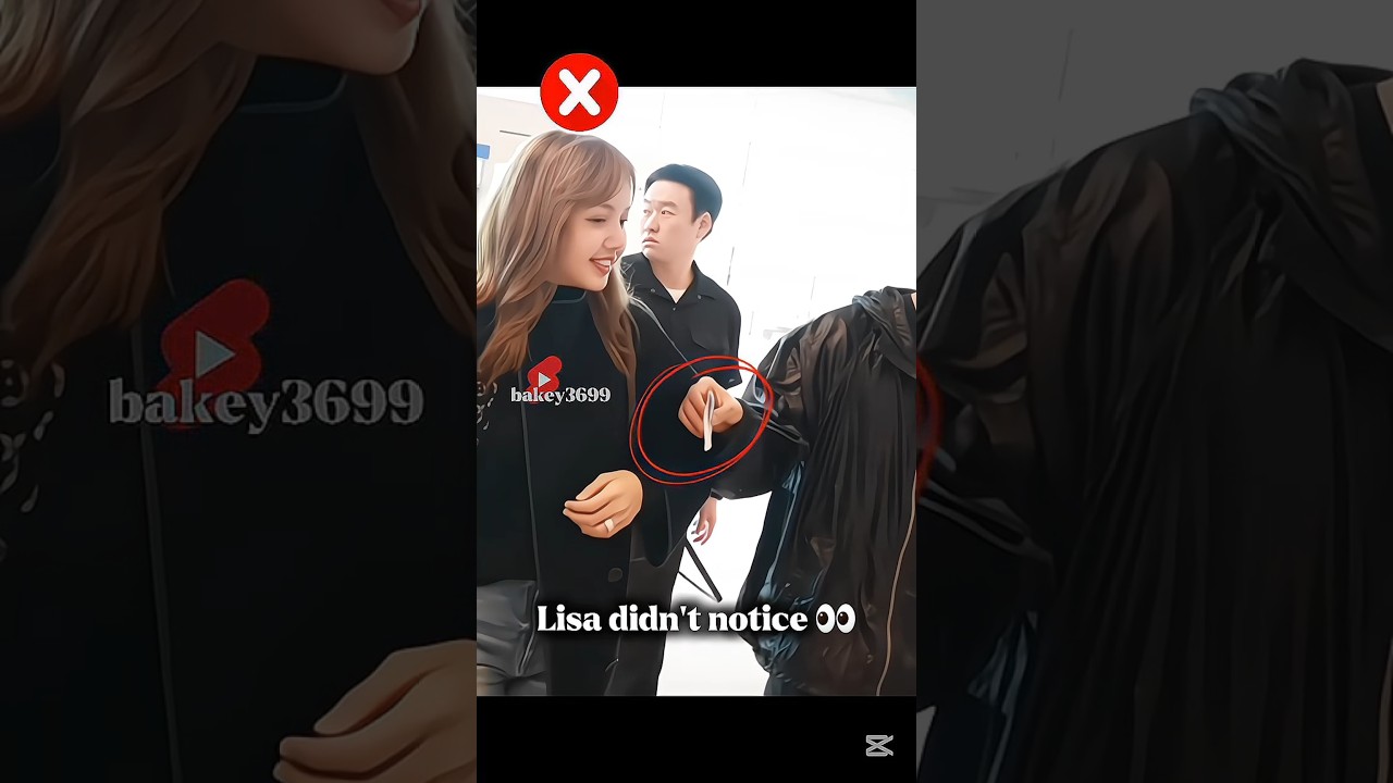 Lisa didn't ignore blink letter 🥹 