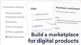 How to set up digital downloads | Sharetribe Tutorial
