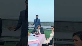 Ajith Rohana Watches His Daughters Wedding Reception