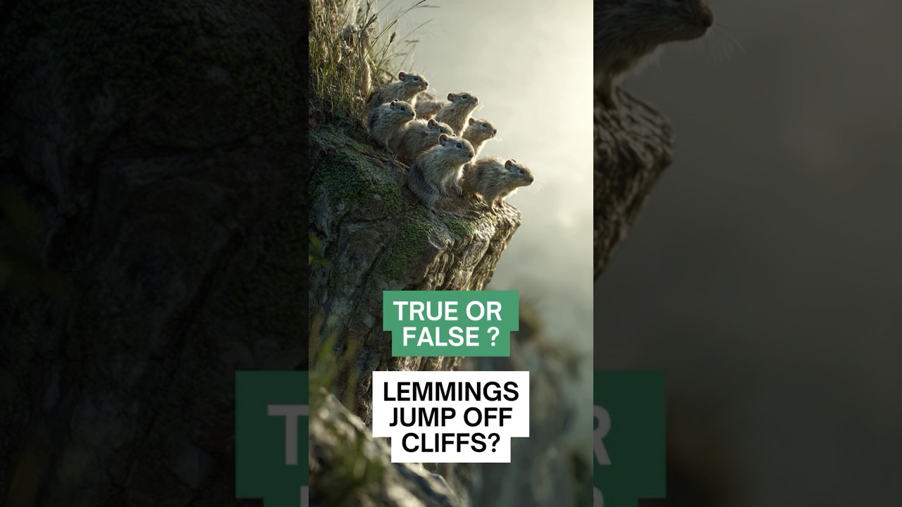 Lemmings Commit Mass Suicide - True or False ? 🐭❌