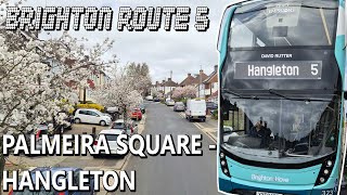 Brighton Bus Route 5: Palmeira Square to Hangleton
