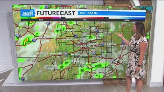 Tracking a chance for thunderstorms through midweek