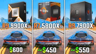 RYZEN 9 9900X3D vs RYZEN 7 5800X3D vs RYZEN 9 7900X | Test in 6 Games RYZEN 9 9900X3D vs RYZEN 7 5800X3D vs RYZEN 9 7900X | Test in 6 Games