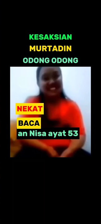 KESAKSIAN PALSU#SHORT#MURTADIN