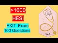 Hesi Exit Exam Review 2023 |1 Hour with Rationales