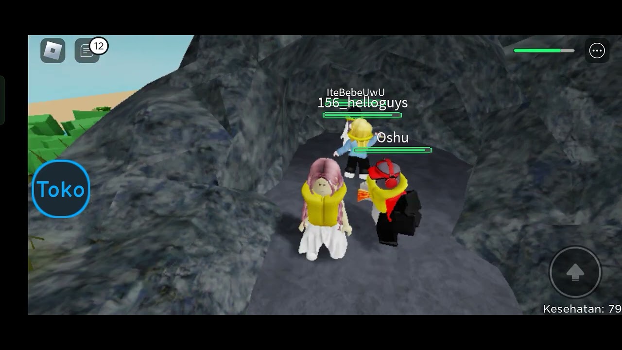 bermain game roblox bareng qisya (156_helloguys) dan Aisya (milkgirl_191)