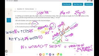 Mechanics Applied maths AMS quiz t1w11