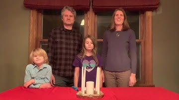 November 29, 2020, Advent 1 - Hope Candle Lighting