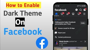 🌙 How to Enable Dark Theme on Facebook | Facebook me Dark theme ko kis tarah Enable Kare?
