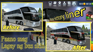 paano maglagay ng skin sa bus simulator ultimate tagalog tutorial | bus simulator ultimate skin mod