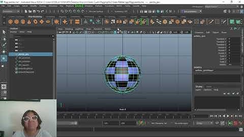 ED1: Rigging de pelota botando utilizando squash/stretch para una animación