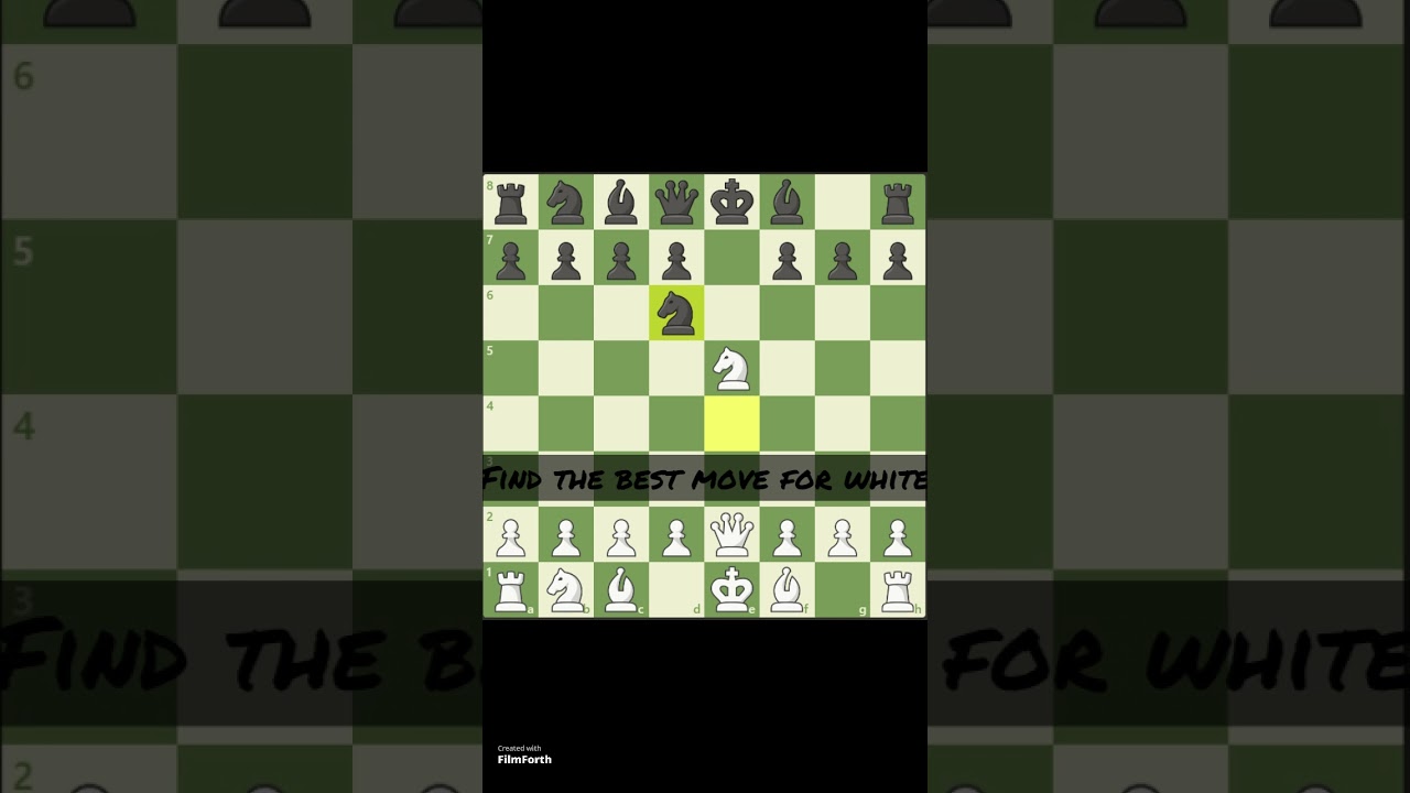 Chess Puzzle: Find the best move for white 