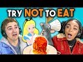 TRY NOT TO EAT CHALLENGE! #2 | Teens & College Kids Vs. Food image