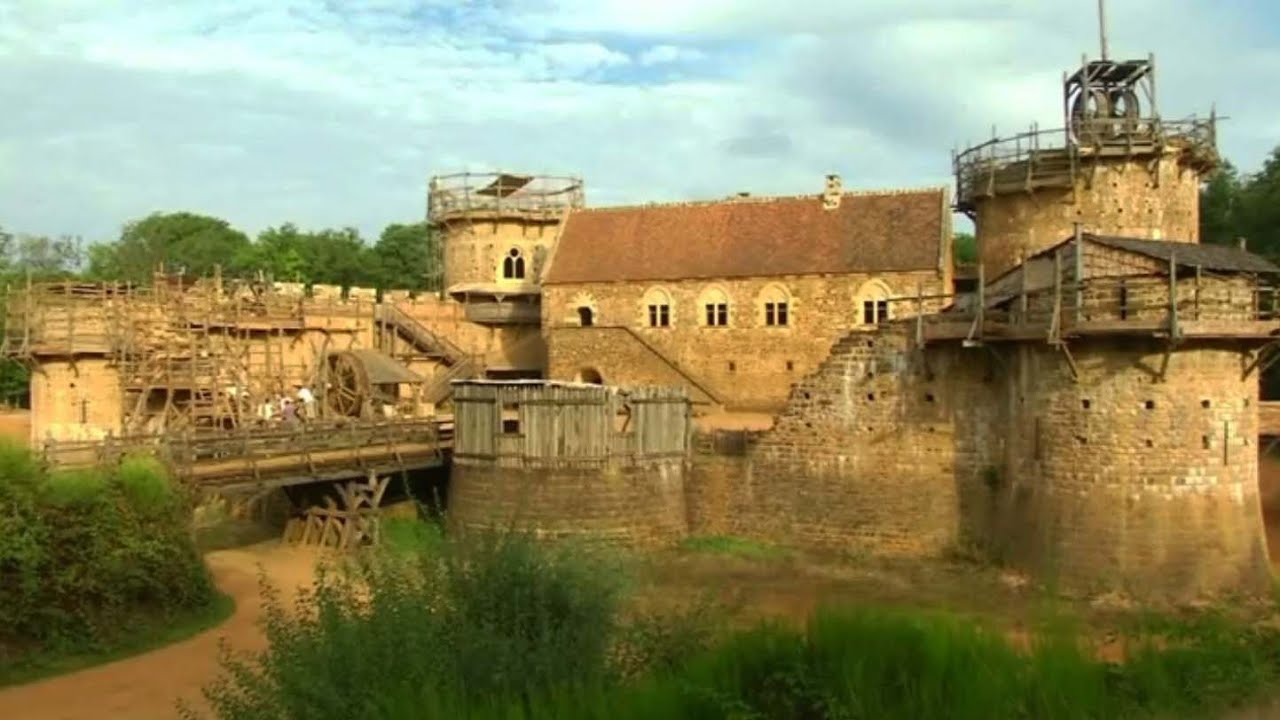 Now, a handmade castle is taking shape in France