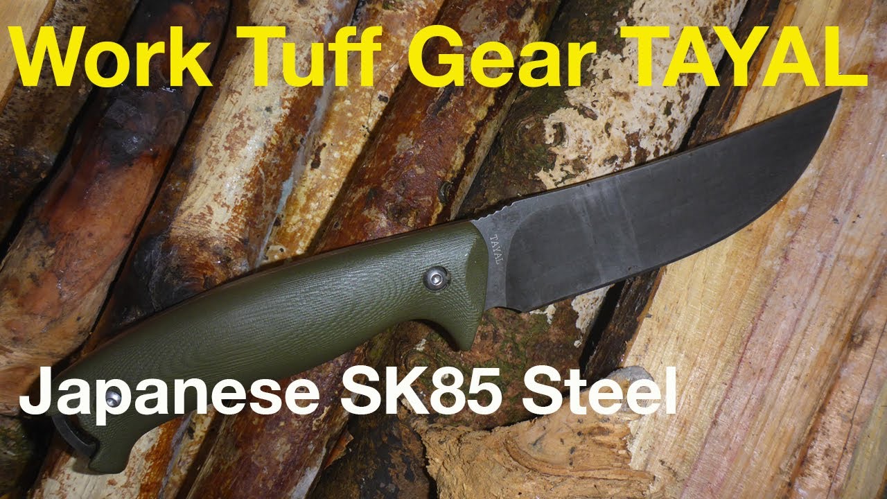 Tayal Work Tuff Gear Fixed Blade - YouTube