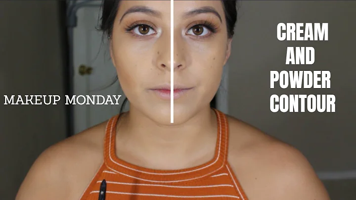 MAKEUP MONDAY! | HOW TO CREAM AND POWDER CONTOUR| ...