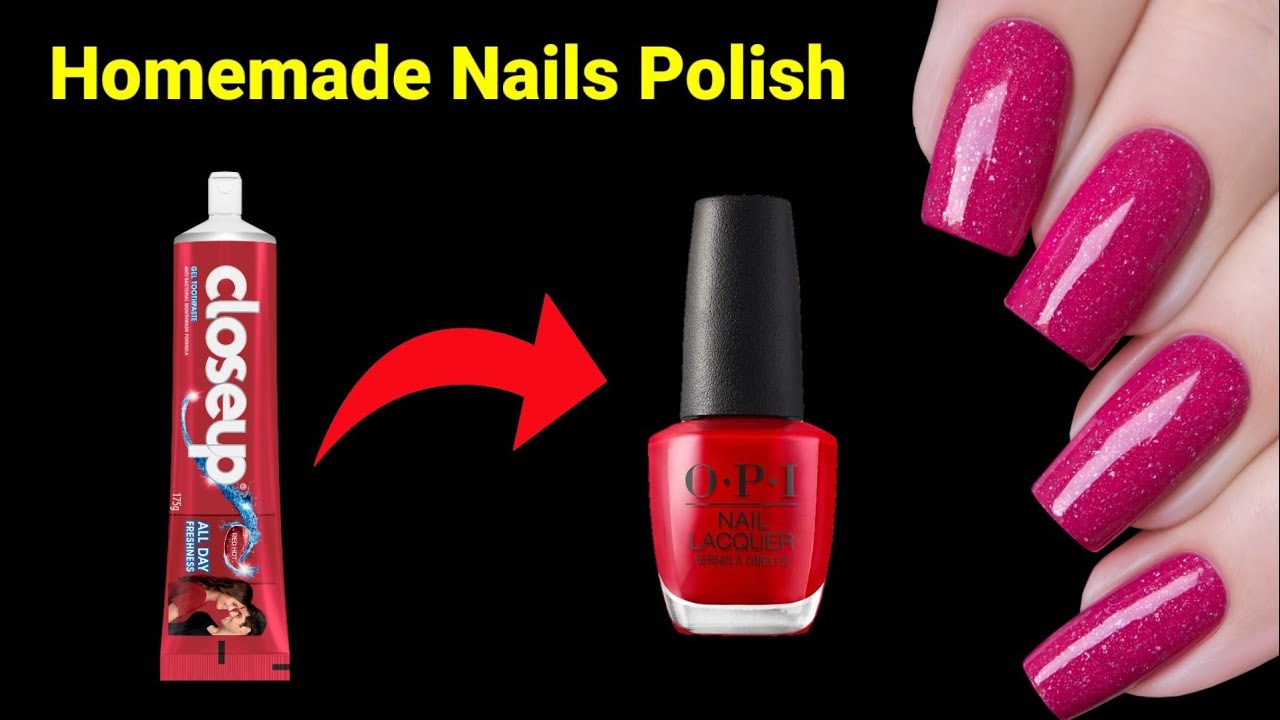 How to make Nail Polish at home /DIY homemade Nail polish Nail polish