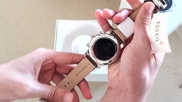 Fossil Q Explorist Generation 3 Brown Leather Smartwatch Unboxing!