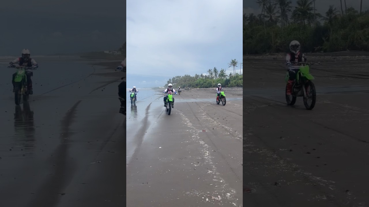 ビーチでバイクは最高 #ビーチ #バイク #オフロード #beach #bike